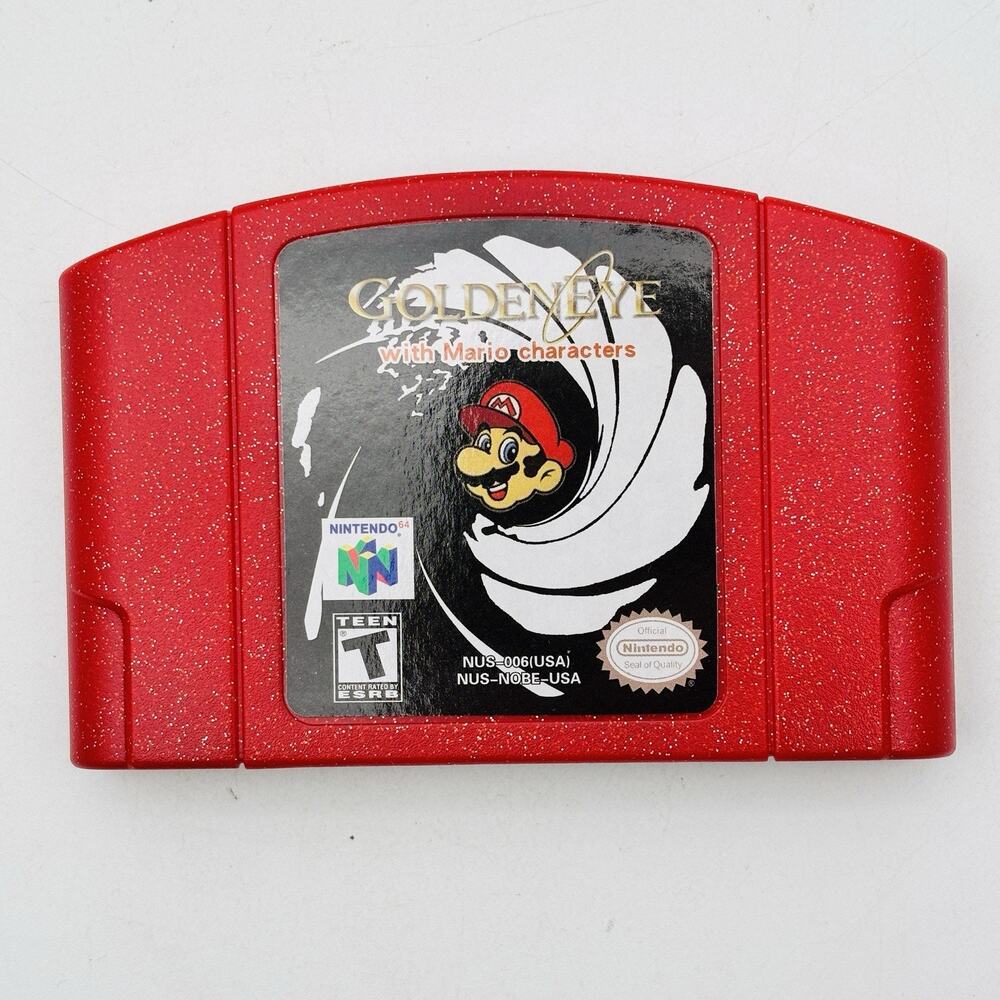 GolenEye with Mario Characters - Nintendo 64 Tested Works VG Condition N64